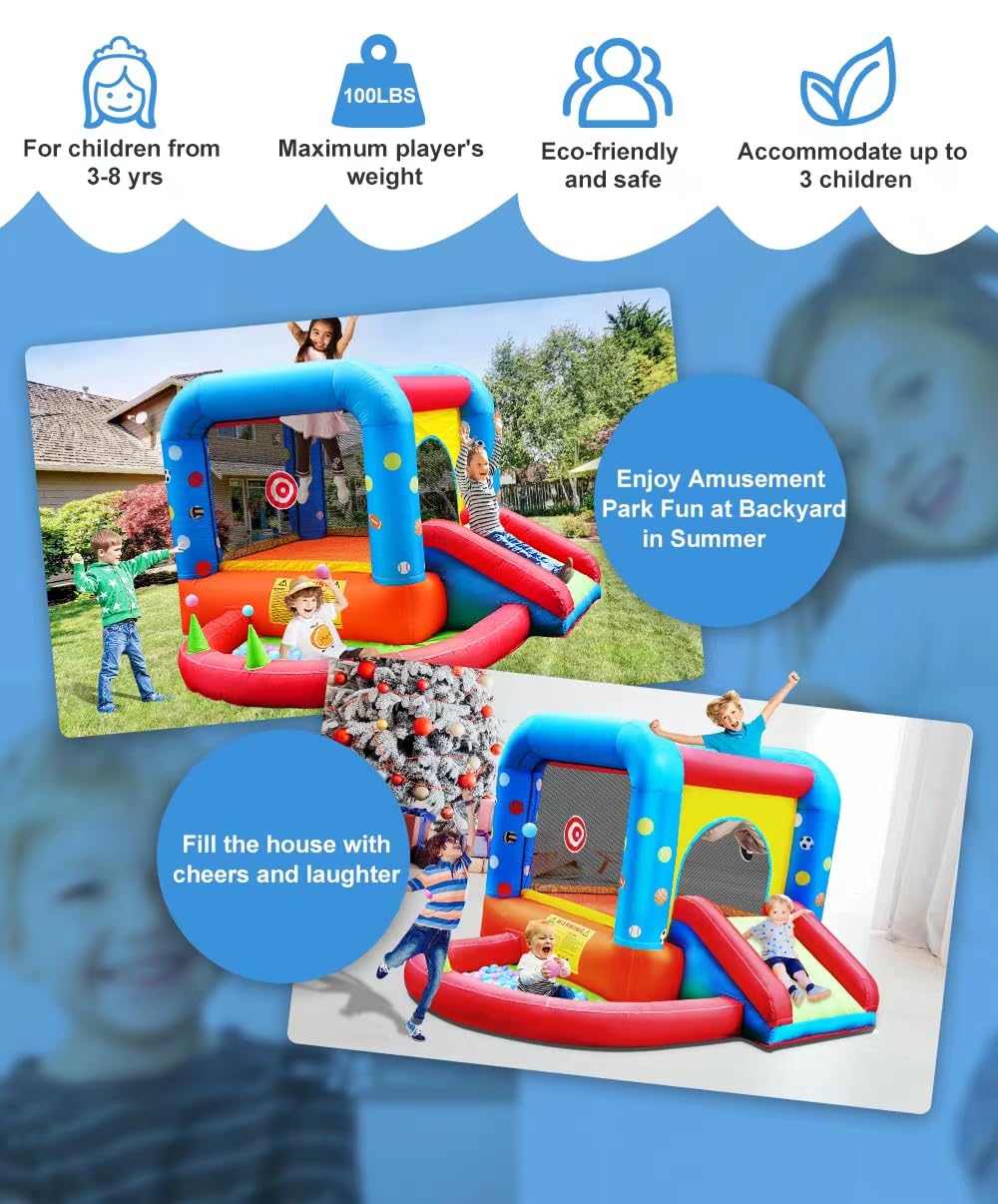 Step4Fun Inflatable Toddlers Backyard Playhouse