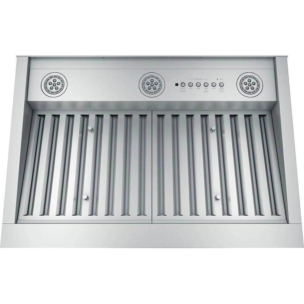 GE - 28 Convertible Range Hood - Stainless steel