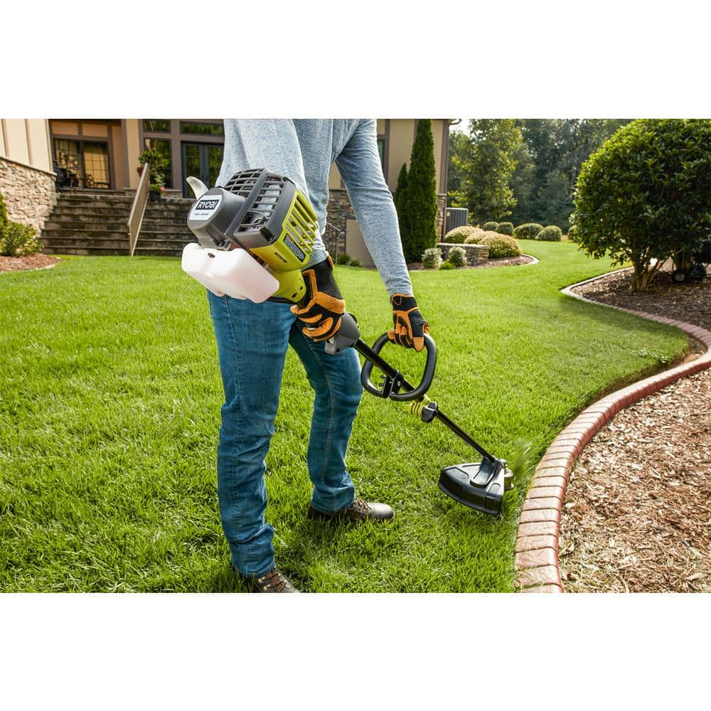 25 cc 2-Stroke Attachment Capable Full Crank Straight Gas Shaft String Trimmer RY253SS