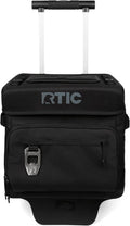 RTIC 40 Can Everyday Wheeled Cooler, Soft Sided Insulated Portable Rolling Collapsible Cooler Bag with Wheels and Handle for Outdoor, Beach, Camping, Sports, Travel, Leakproof