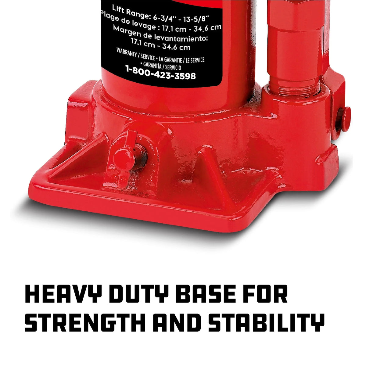Powerbuilt 6 -Ton Bottle Jack with Storage Case - 640407