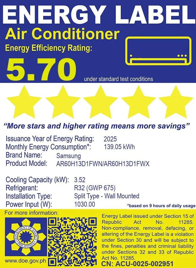 1.5 HP Split Air Conditioner Inverter with Advanced Cooling Features