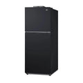 Summit 24 in. Wide LHD Break Room Refrigerator-Freezer, Black