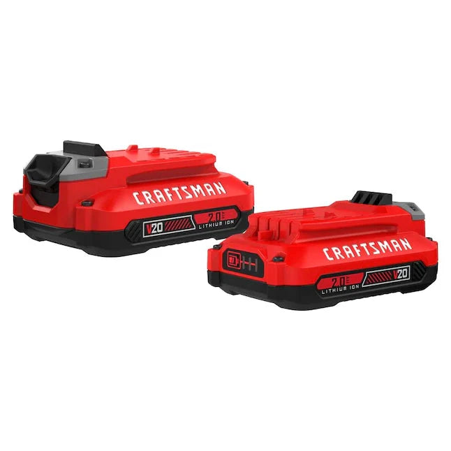 CRAFTSMAN V20 Lithium Ion Battery�� 2.0-Amp Hour�� 2 Pack (CMCB202-2)