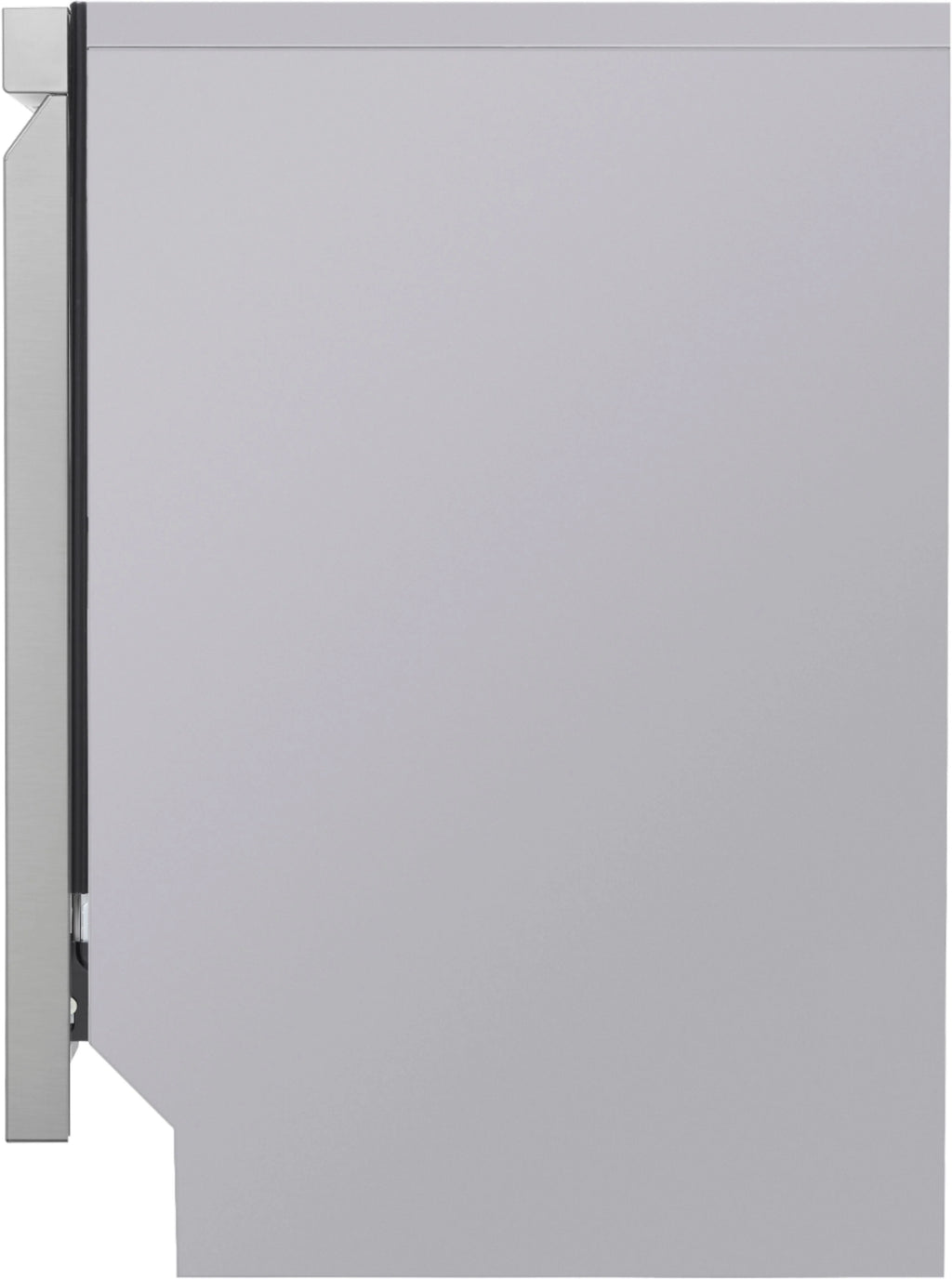 LG - 24 Front Control Smart Built-In Stainless Steel Tub Dishwasher with 3rd Rack, Quadwash, and 48dba - Stainless steel