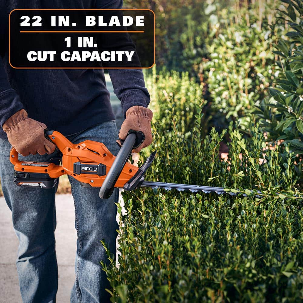 18V Brushless Cordless Battery 22 in. Hedge Trimmer (Tool Only) R01401B