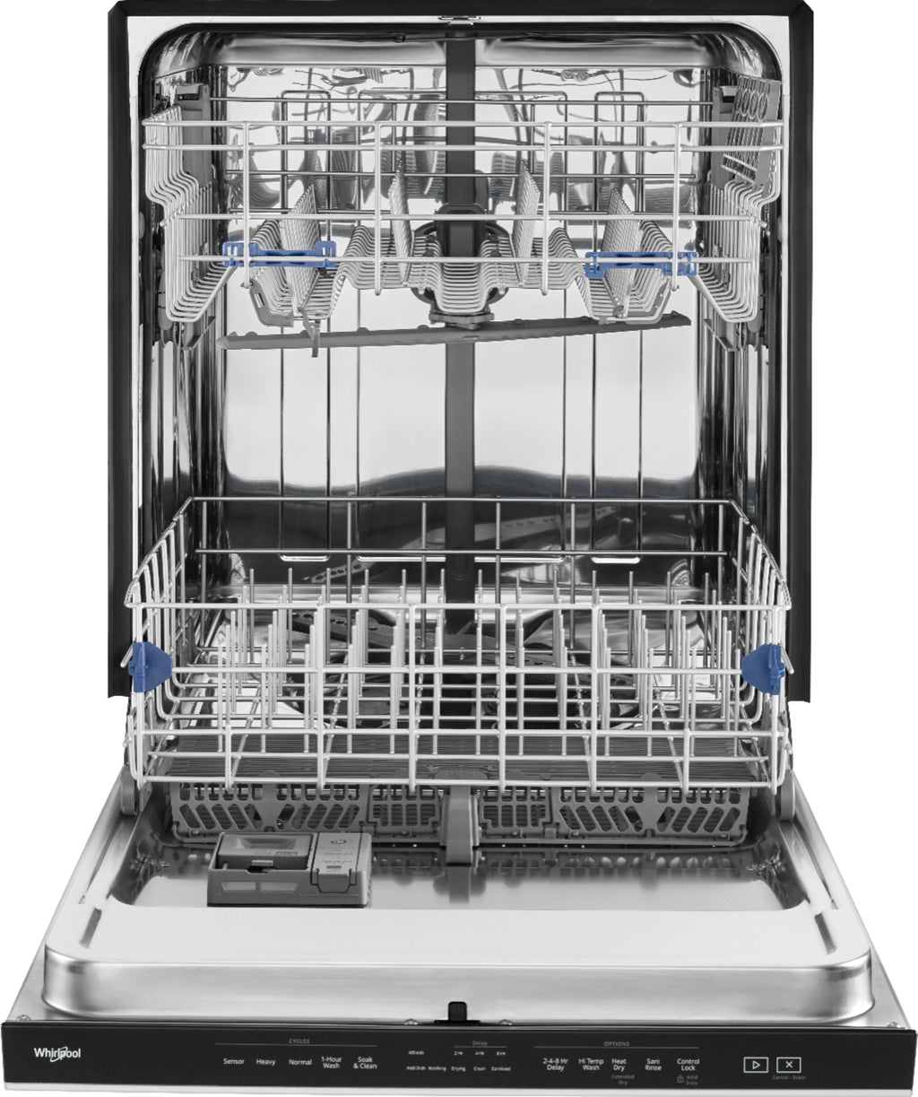 Whirlpool - 24 Built-In Dishwasher - Stainless steel