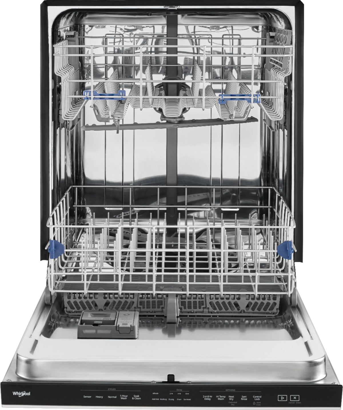 Whirlpool - 24 Built-In Dishwasher - Stainless steel