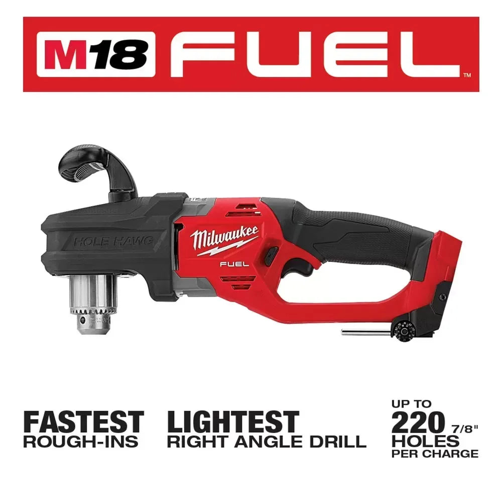 Milwaukee Pre-Sale 2807-20 M18 FUEL 18V 12 HOLE HAWG Right Angle Drill -Bare Tool