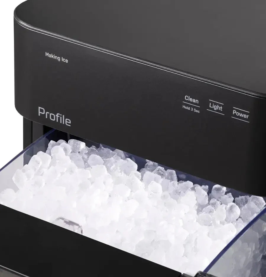 GE Profile - Opal 2.0 Ultra Nugget Ice Maker with Side Tank and Filter - Black