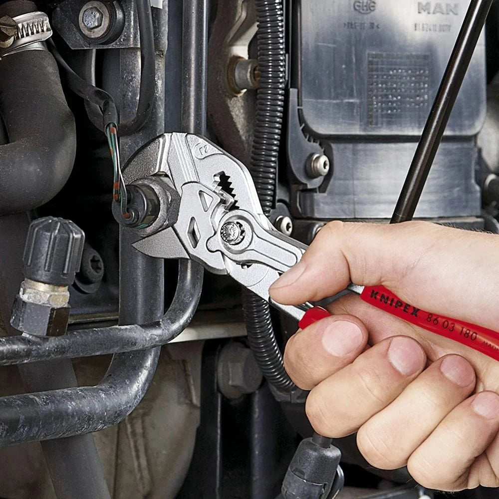 KNIPEX Tools 9K 00 80 45 US, Pliers Wrench 6, 7.25, and 10-Inch Set, 3-Piece