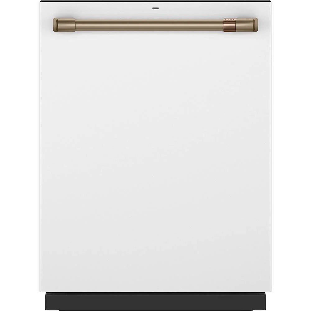 Café - 24 Top Control Tall Tub Built-In Dishwasher with Stainless Steel Tub - Matte white
