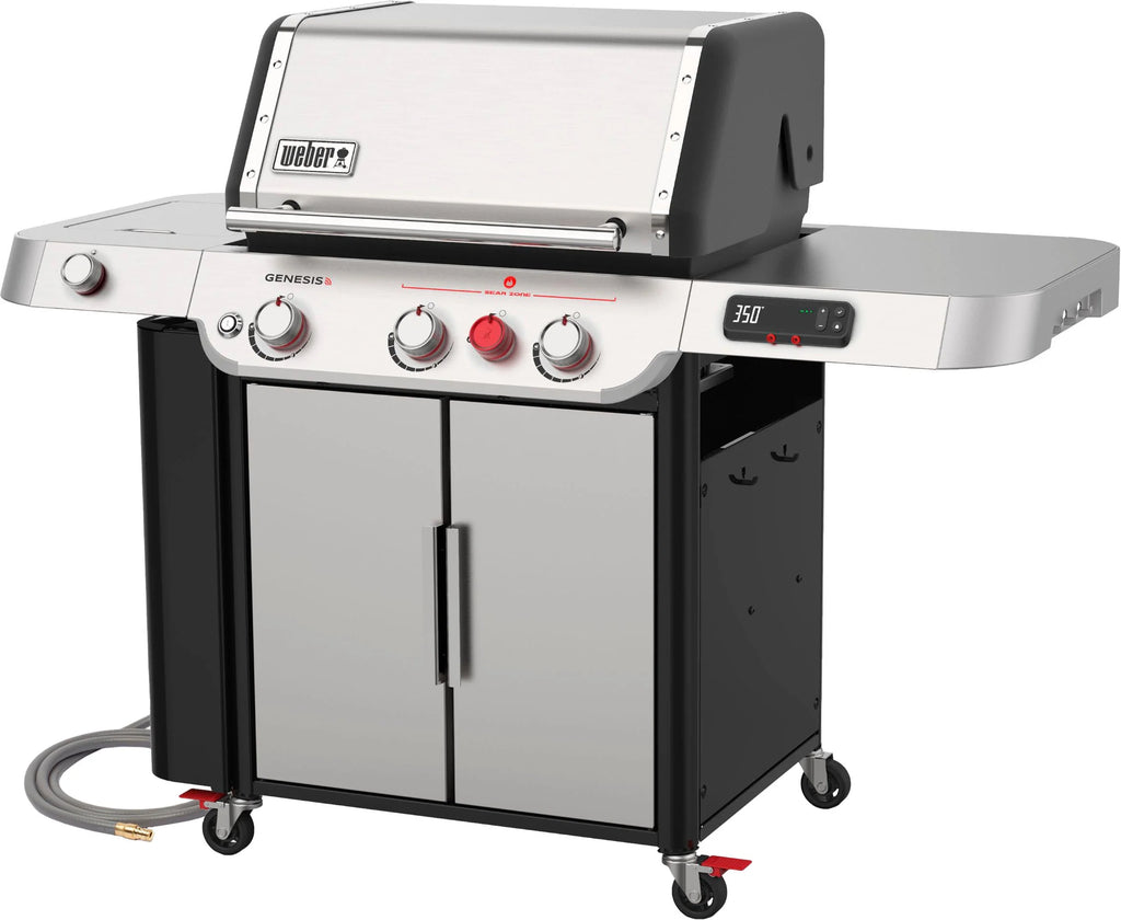 Weber - Genesis Smart SX-335 Natural Gas Grill - Stainless Steel