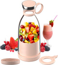 Cordless Blender Bottle with Stainless Steel Blades and Magnetic Charging, 350ml