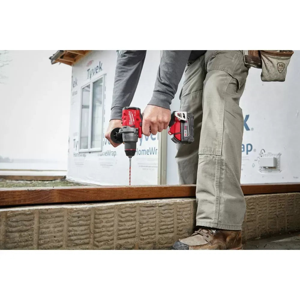 Milwaukee 3698-24MT M18 FUEL 18V Cordless 4 Tool Combo Kit w/ 18V Battery Packs