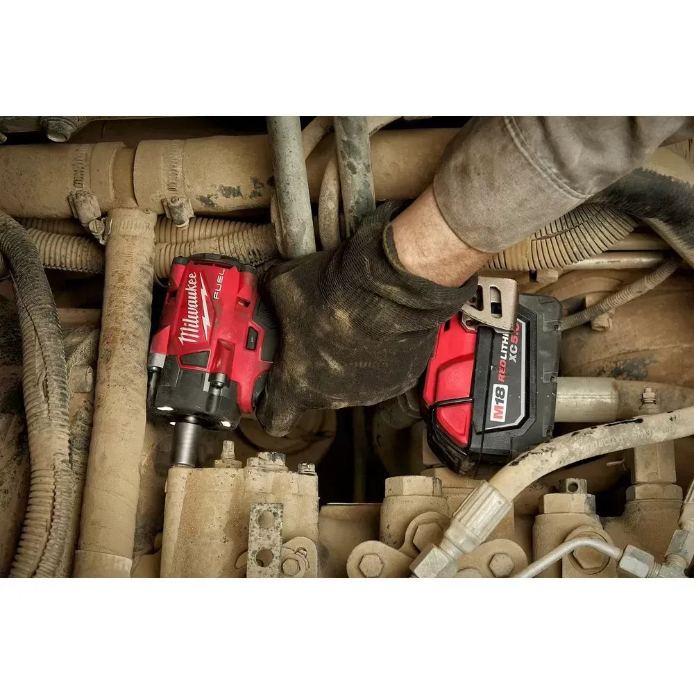 Milwaukee Pre-Sale 2854-22R M18 FUEL 18V 3/8 Compact Impact Wrench w/ Friction Ring Kit