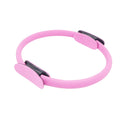 Fiberglass Resistance Ring with Padded Foam Handles and Non-Slip Grip for Pilates