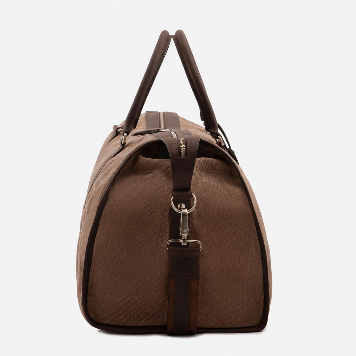 Davis Weekender Bag - Waxed Canvas and Pull-Up Leather - Men's