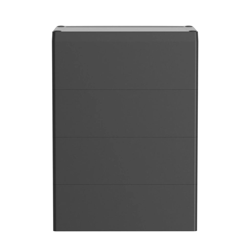 Hyper Tough 4 Drawer Plastic Garage Storage Cabinet 18.7 D x 25.39 W x 35.31 H， Black