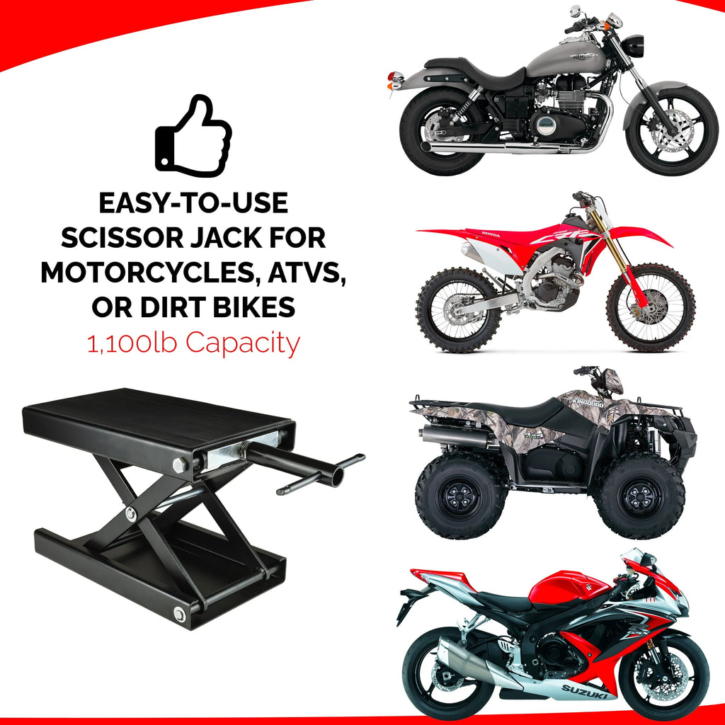 Motorcycle Center Jack Hoist Scissor Lift Stand Compatible with Honda CBR 600 954 1000 1100 RR