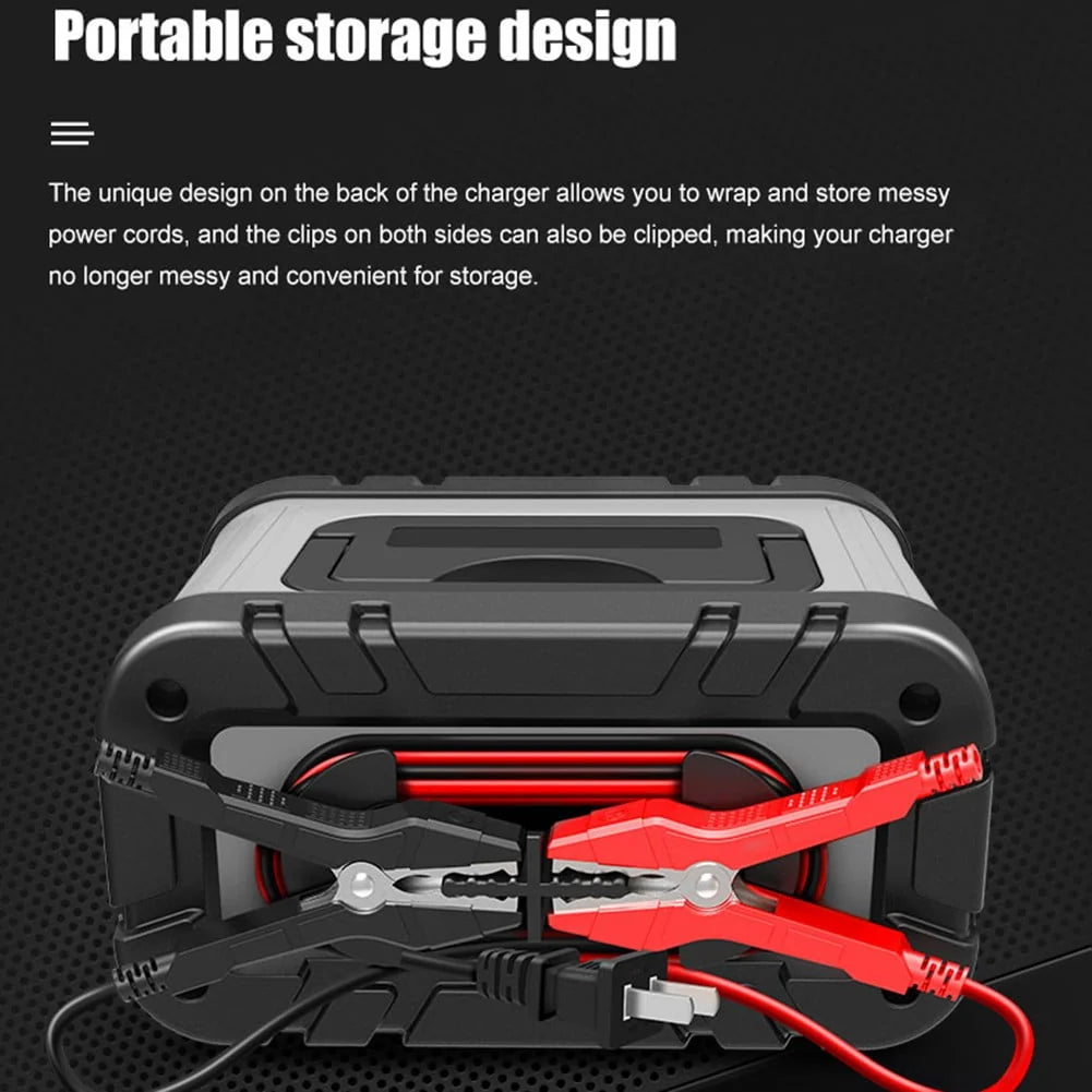 Car and Motorcycle Battery Charger 12V/6A Intelligent Pulse Repair Charger
