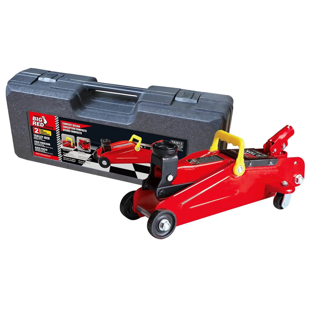 Torin Big Red T82012 2 Ton Hydraulic Trolley Jack with Plastic Case