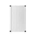 Somerset 6 ft. x 42 in. White Vinyl Privacy Fence Gate