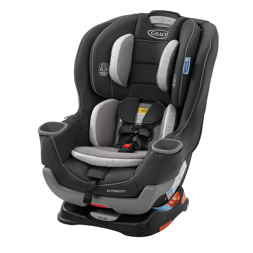 Convertible Baby Car Seat with Adjustable Extension Panel, Rear/Forward Facing