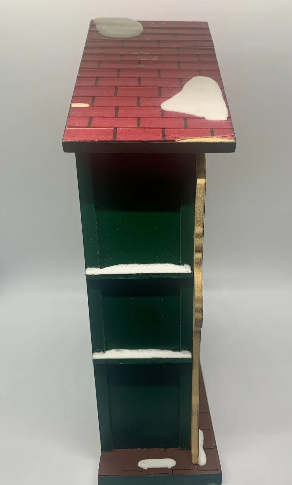 *RARE* Santa's Shop Animated Wooden Decoration Musical Snowman Christmas TESTED