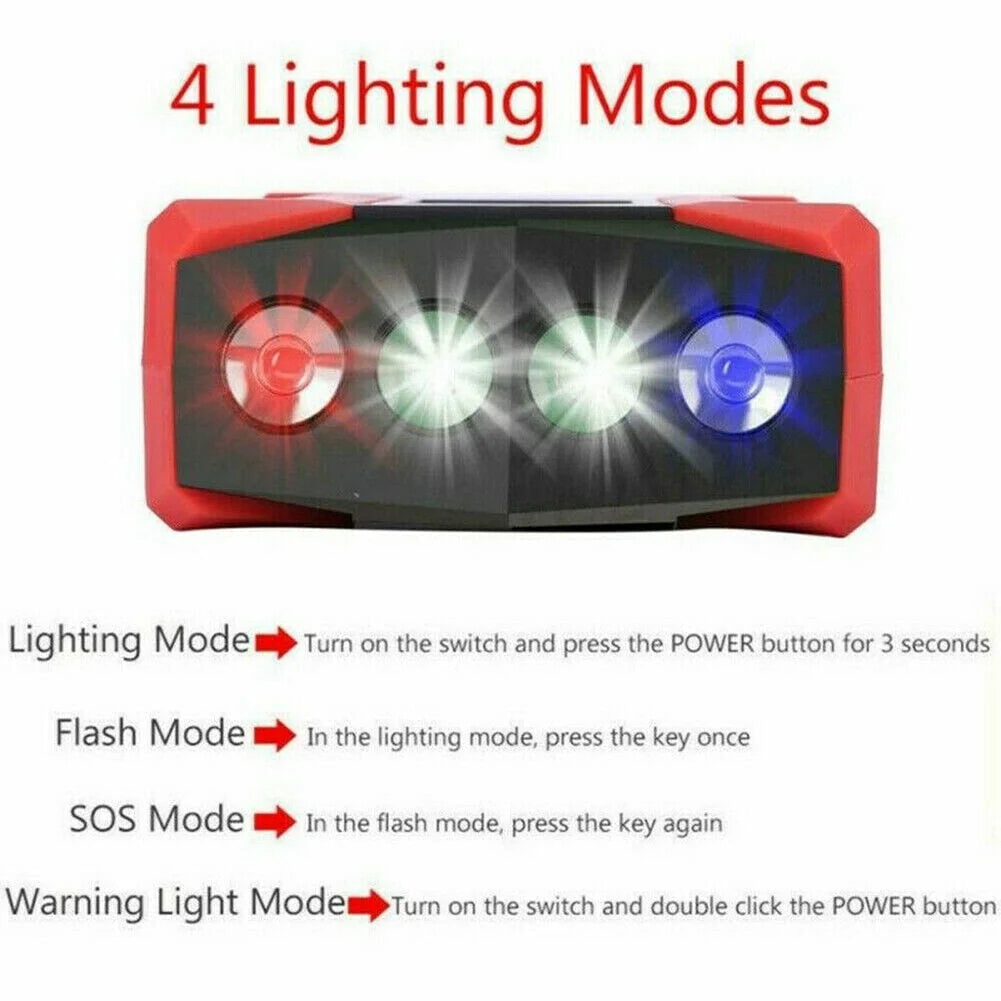 Xhy Jump Starter 12V Car Battery Pack Booster Jumper Box Emergency Start Power Bank Supply Charger with Built-in LED Light