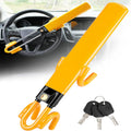 Anti-Theft Steering Wheel Lock with Four-Hook System and Double Row  Cylinder