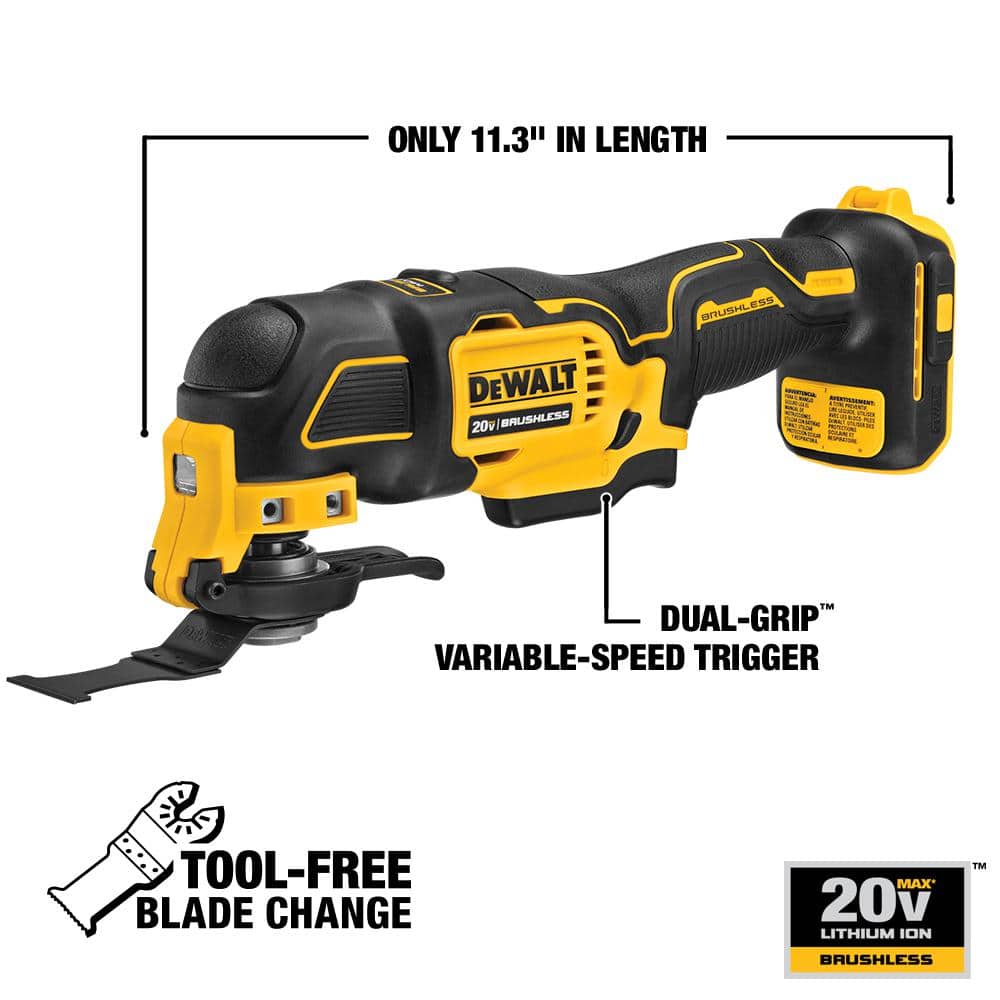 ATOMIC 20V MAX Lithium-Ion Cordless Brushless Combo Kit with (2) 1.5Ah Batteries, Charger, and Bag DCK224C2