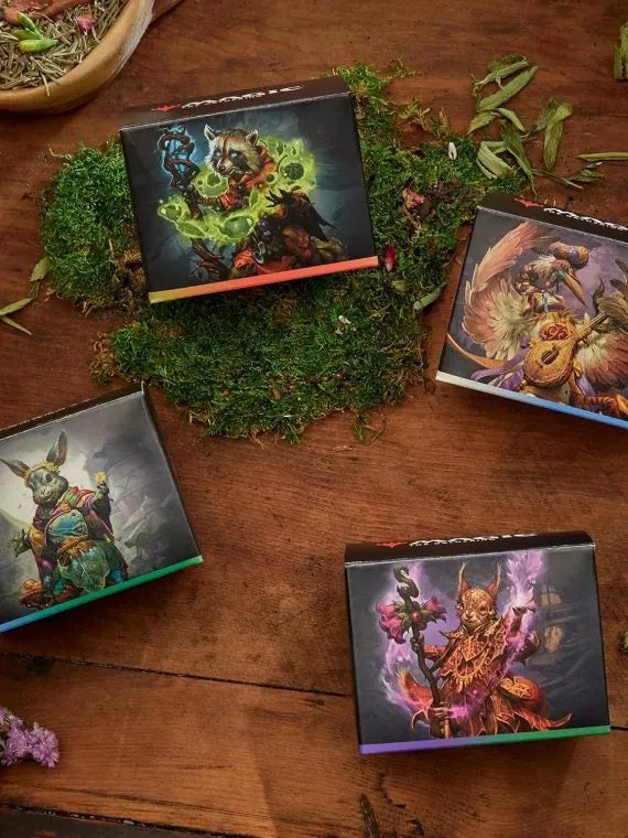 Magic: The Gathering Bloomburrow Commander Deck Bundle – Includes All 4 Decks (Animated Army  Family Matters  Peace Offering  and Squirreled Away)