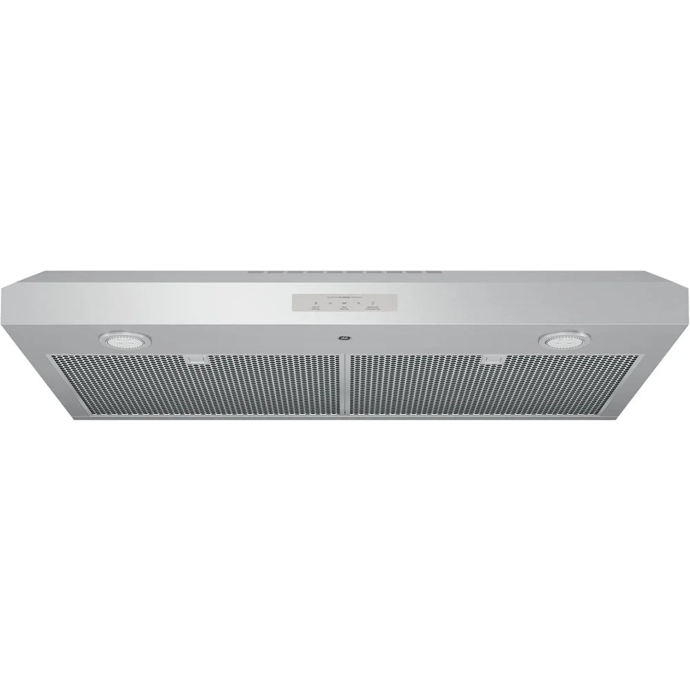 GE Profile - 36 Convertible Range Hood - Stainless steel