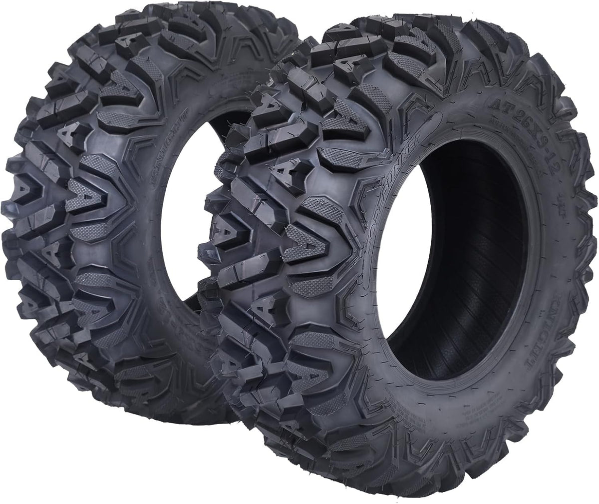 26x12-12 All-Terrain ATV/UTV Tires, Set of 2