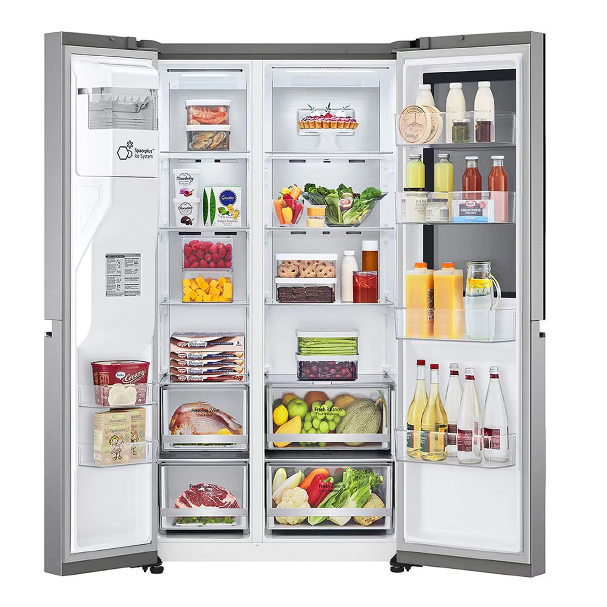 24.5 Cu. Ft. Side-by-Side Refrigerator Inverter