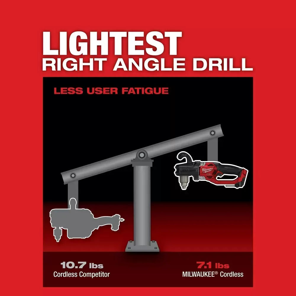 Milwaukee Pre-Sale 2807-20 M18 FUEL 18V 12 HOLE HAWG Right Angle Drill -Bare Tool