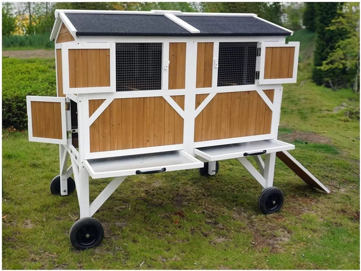 zoovilla Free-Range Chicken Coop, 8 Chicken