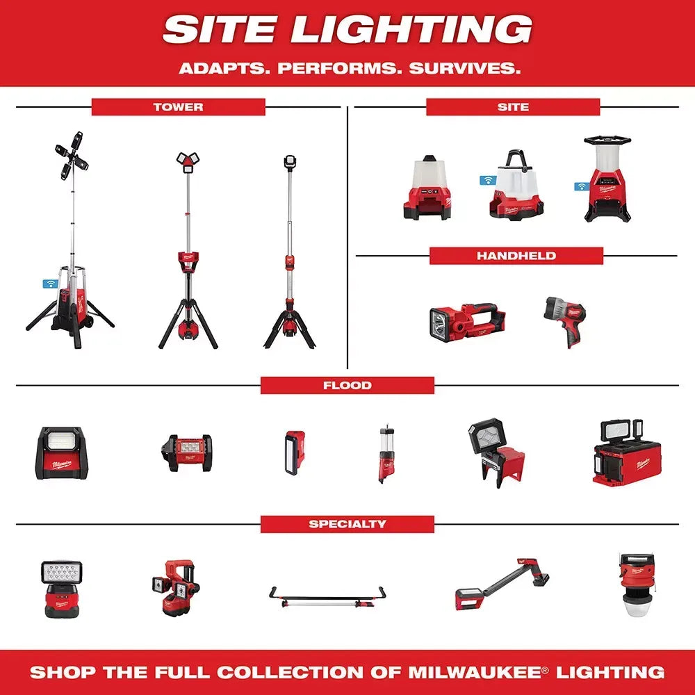 Milwaukee 2150-20 M18 18V Radius Site Light/Charger ONE-KEY - Bare Tool