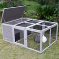 Aivituvin Rabbit Outdoor Playpen Enclosure