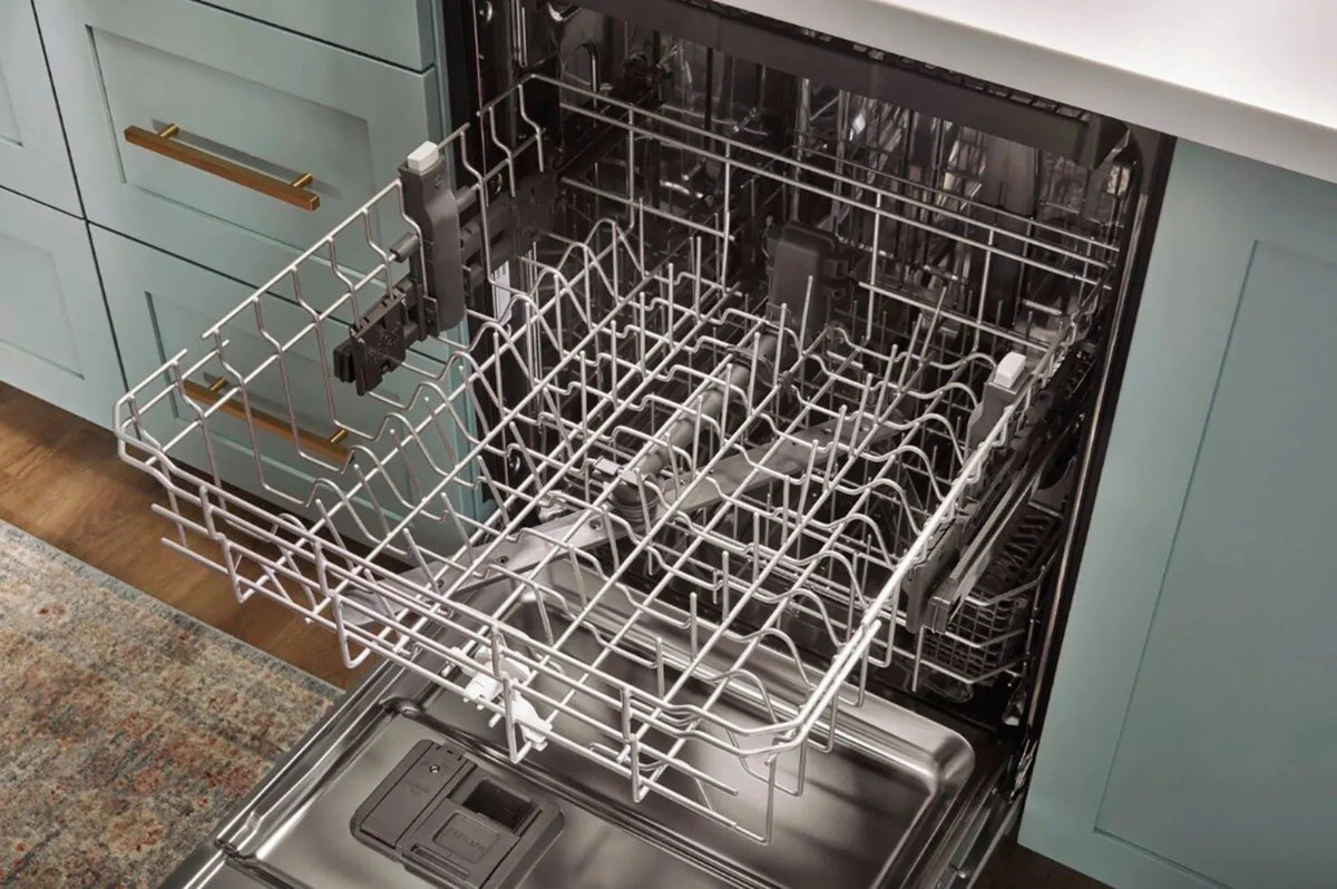 Whirlpool - 24 Top Control Built-In Dishwasher with Stainless Steel Tub, Large Capacity, 3rd Rack, 47 dBA - White