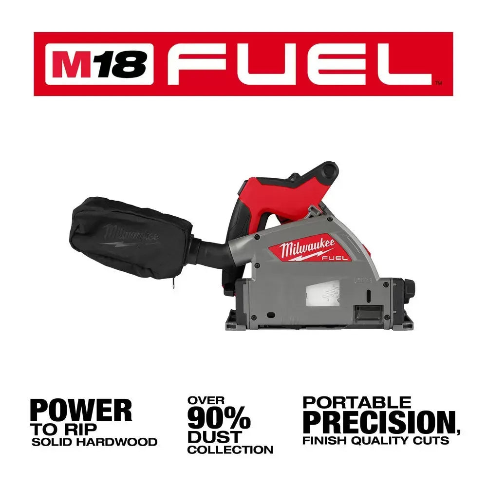 Milwaukee 2831-21TB M18 FUEL 18V Track Saw Kit w/ 55 Track Saw Guide and Blade