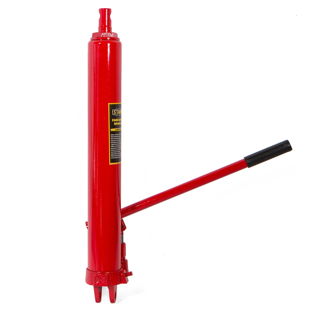 Stark 8 Ton Double-Piston Long Hydraulic Ram Jack Engine Lift Hoist Cherry Picker Pump w/ Handle