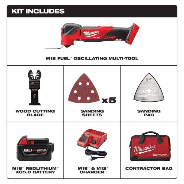 2836-21 Cordless Brushless Oscillating Multi-Tool Kit with Battery and Charger