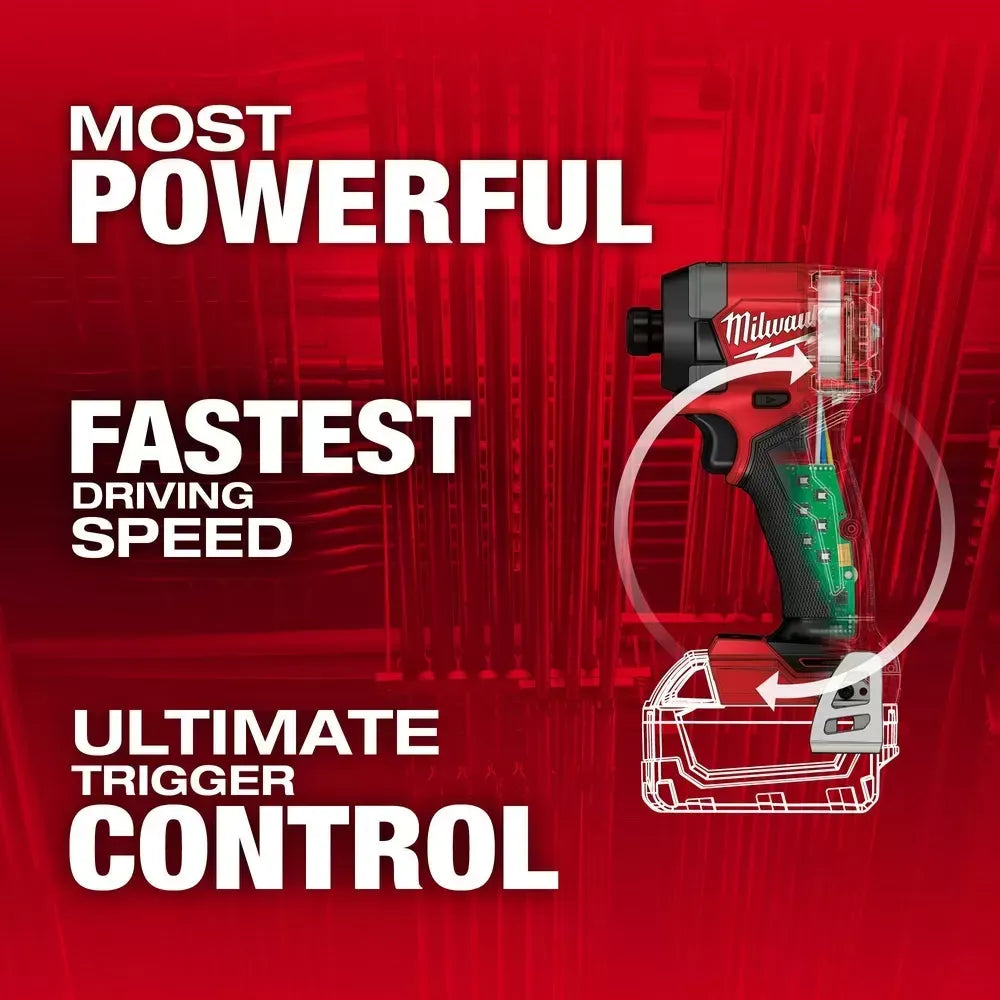Milwaukee Pre-Sale 2953-20 M18 FUEL 18V 1/4 Hex Cordless Li-Ion Impact Driver -Bare Tool