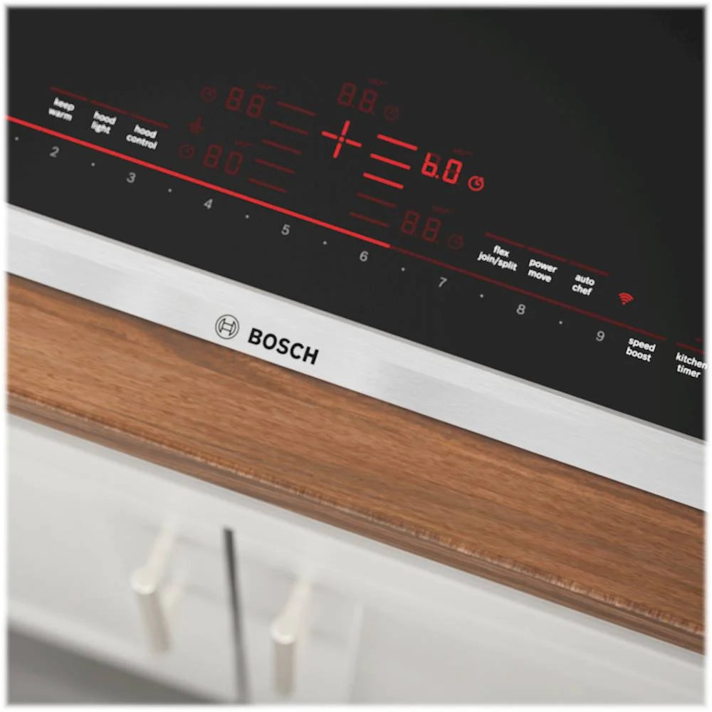 Bosch Benchmark Series 36 Built-In Electric Induction Cooktop with 5 elements and WIFI - Black