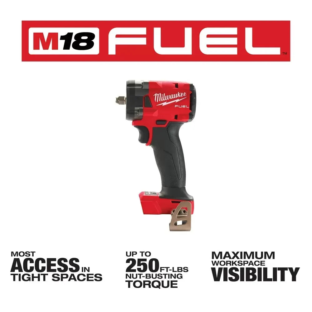 Milwaukee Pre-Sale 2854-20 M18 FUEL 18V 3/8 Impact Wrench w/Friction Ring -Bare Tool