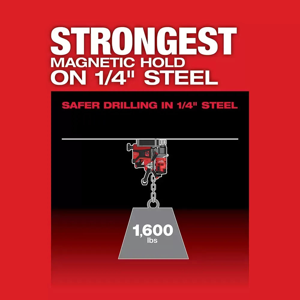 Milwaukee 2788-22HD M18 FUEL 18V 1-1/2 Lineman Magnetic Drill High Demand Kit