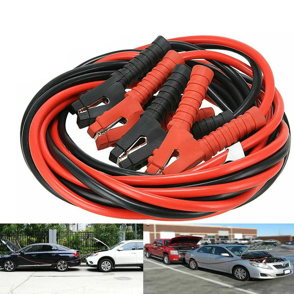 19-Feet 3000A Jumper Cables for Car Battery Emergency Cable Jump Start Firing Line Power Wire Copper Clip Clamp Boost Cord