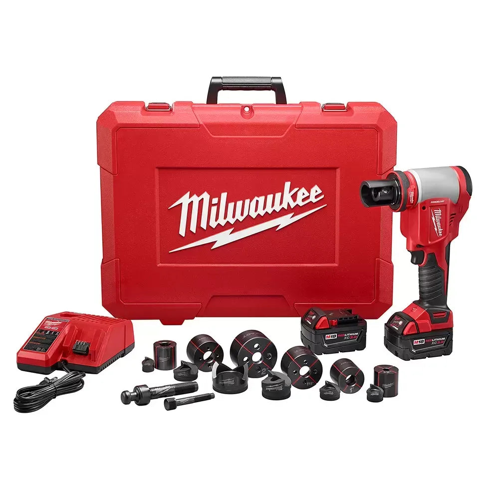 Milwaukee 2677-21 M18 18V FORCE LOGIC 6T Knockout Tool Kit w/ 1/2 - 4 Capacity